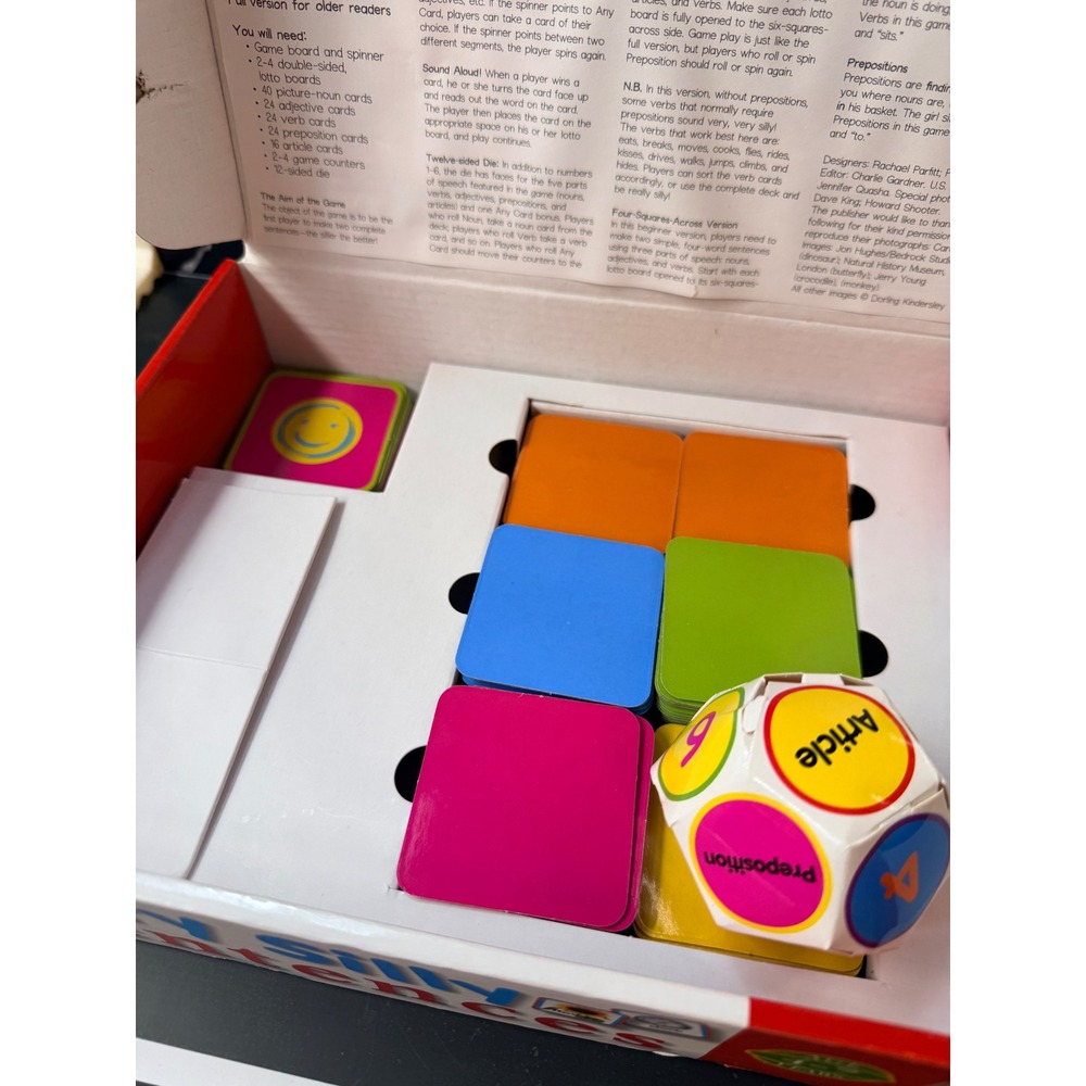 DK Games Very Silly Sentences Board Game Educational Reading Grammar Ages 4-7 - Picture 4 of 4